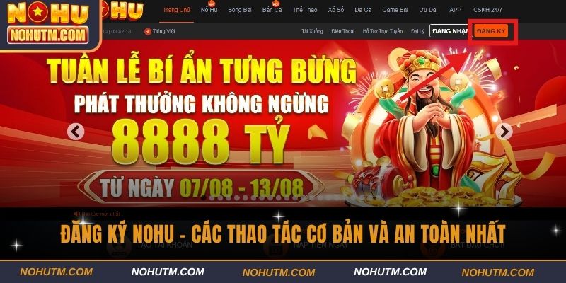đăng ký NOHU